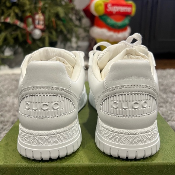 Gucci Jones Leather Sneaker - White - Sz 34.5 - Picture 5 of 13